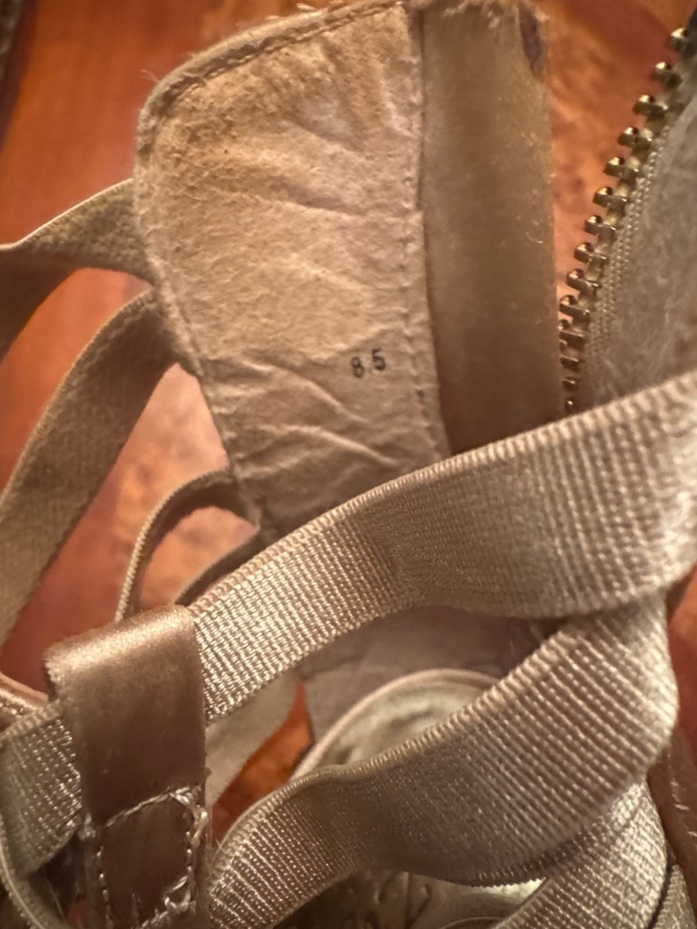 Zigi Soho Champagne Strappy Platform Stiletto Sandals - Picture 4 of 5